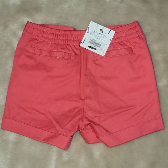 JANIE AND JACK CORAL/MELON SHORTS, SIZE 12-18 MONTHS - NEW! - Picture 7 of 7